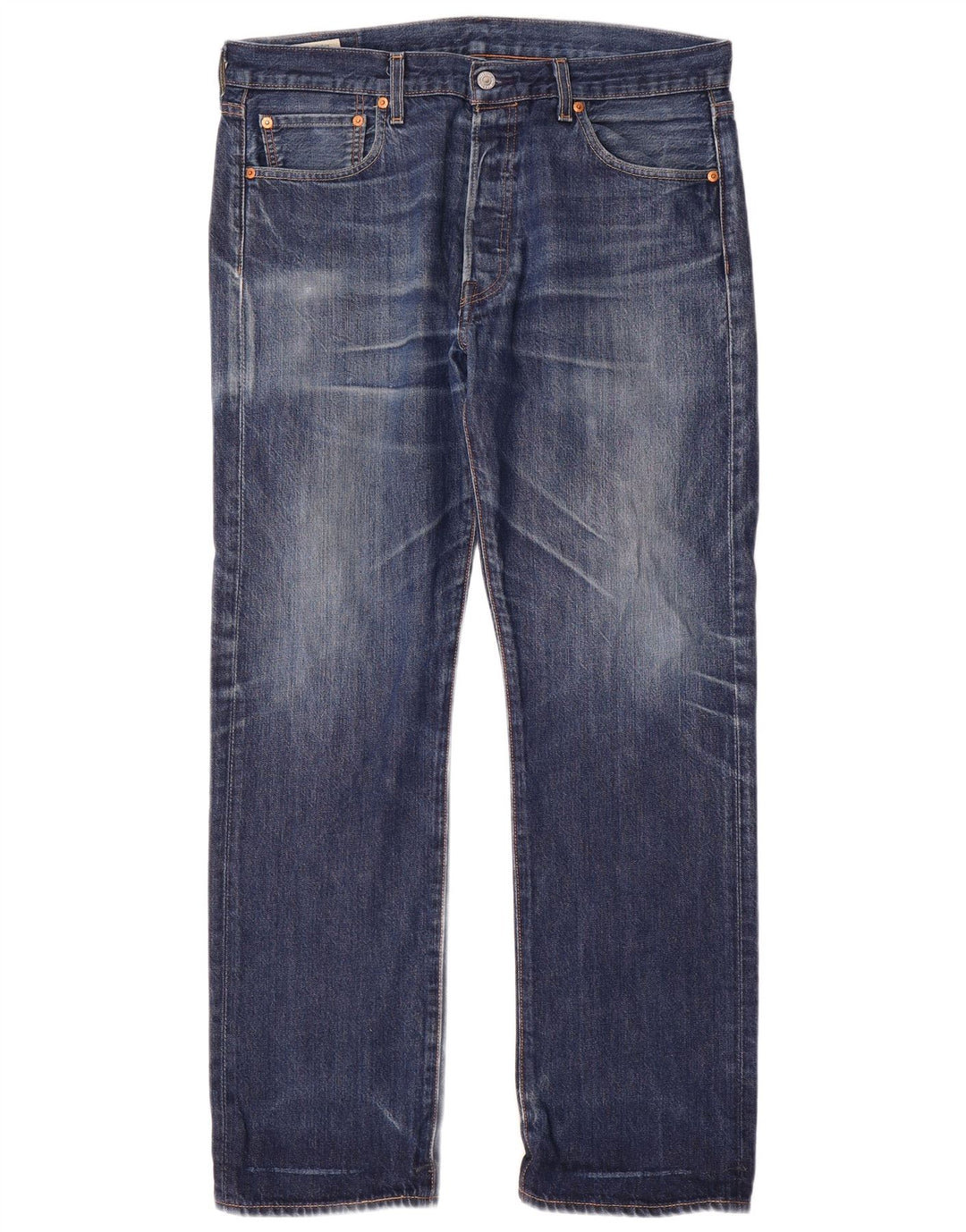 LEVI'S Jean Droit 501 Homme W34 L31 Bleu Coton