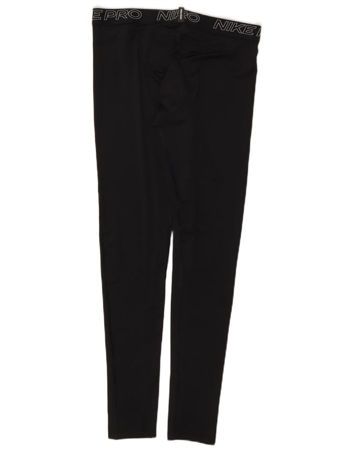 Nike Legging graphique Dri Fit pour homme Taille L Noir Polyester