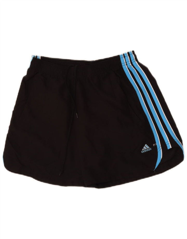 Adidas Short de sport pour femme UK 16 Large Noir Polyester