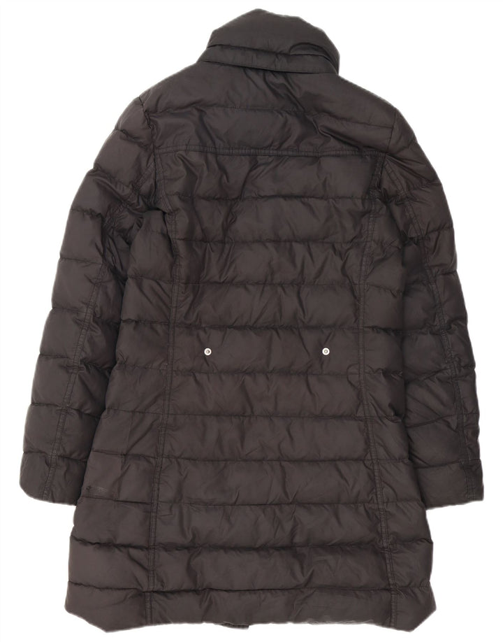 Tommy Hilfiger Manteau rembourré surdimensionné pour femme UK 10 Petit Noir Polyester