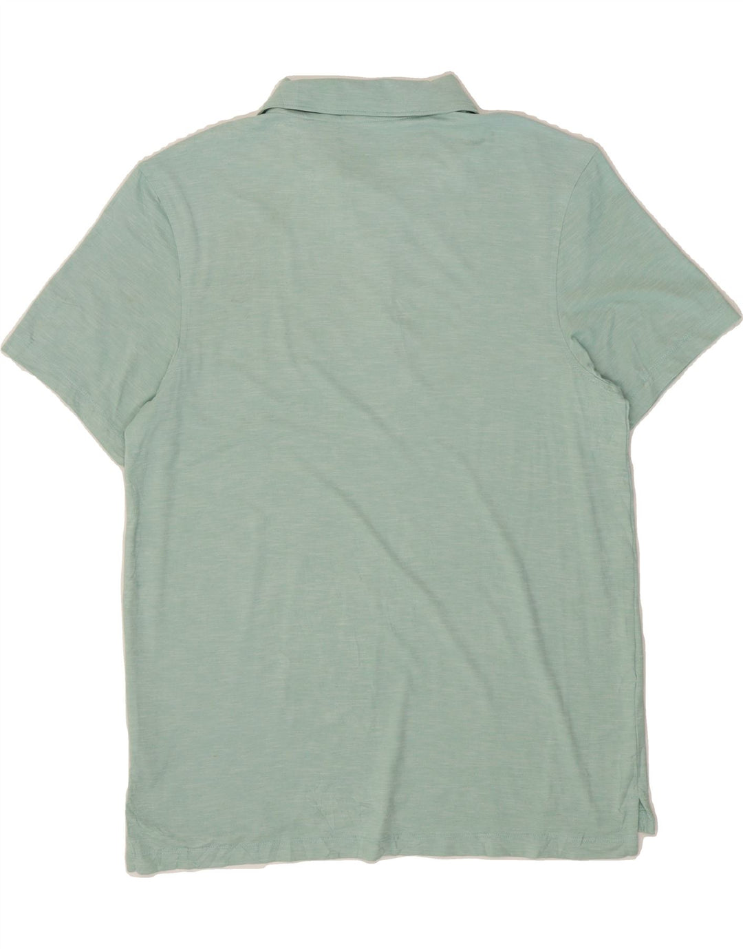 J. CREW Mens Slim Fit Polo Shirt Large Green Flecked Polyester Vintage J. Crew and Second-Hand J. Crew from Messina Hembry 