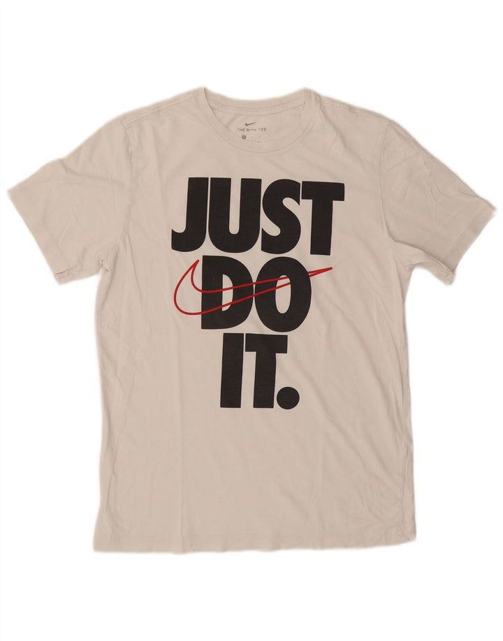 Nike T-Shirt Graphique Homme Blanc Moyen