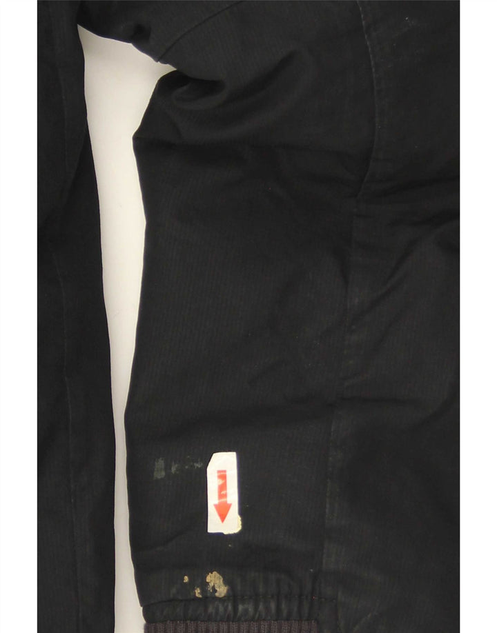 Nike Veste matelassée à capuche pour homme UK 38 Medium Noir Colorblock Polyester