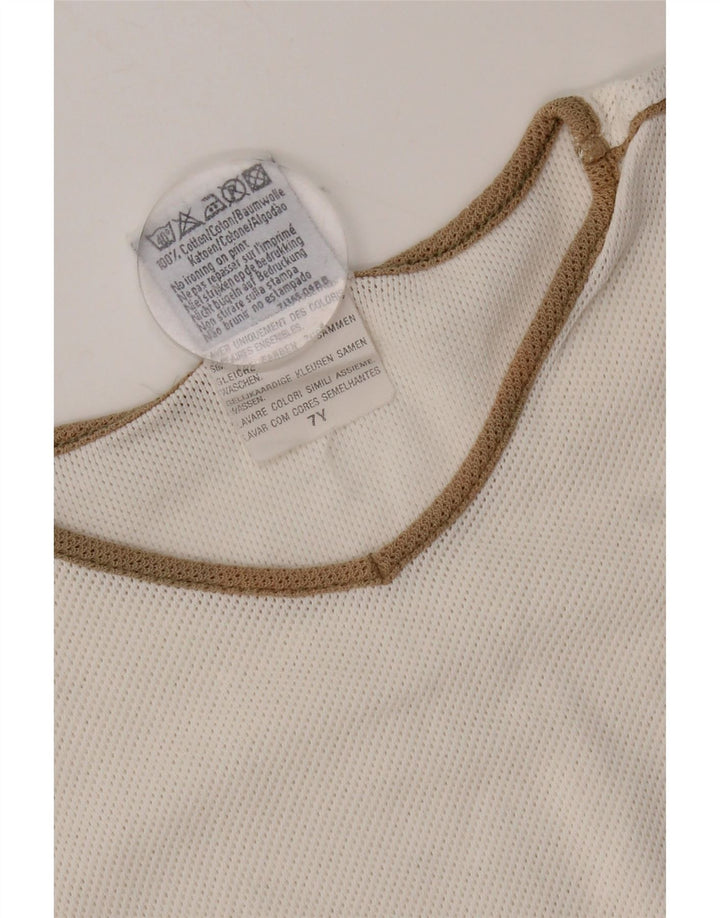 Lee T-Shirt Femme Top UK 44 Coton Blanc Moyen