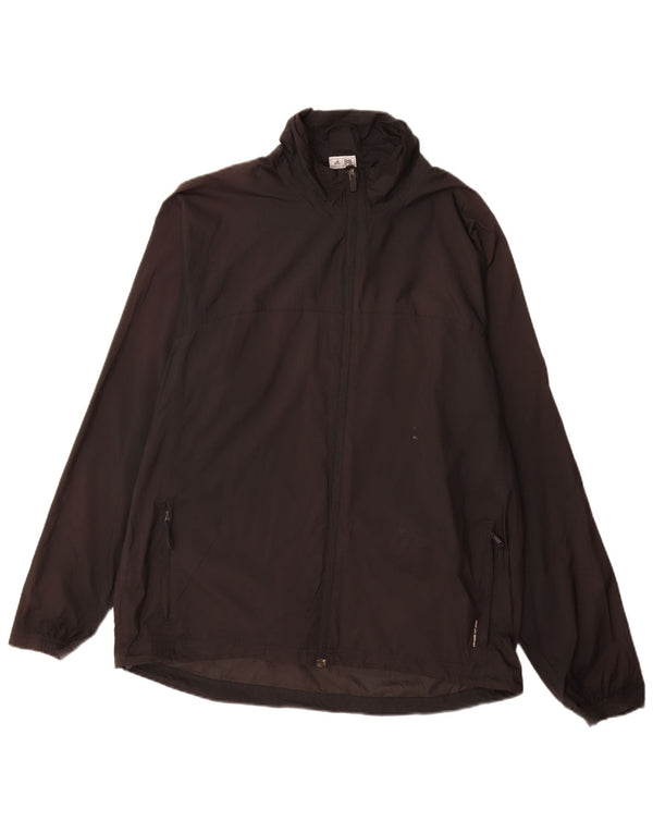 Adidas Hommes Clima Proof Survêtement Top Veste Grand Noir