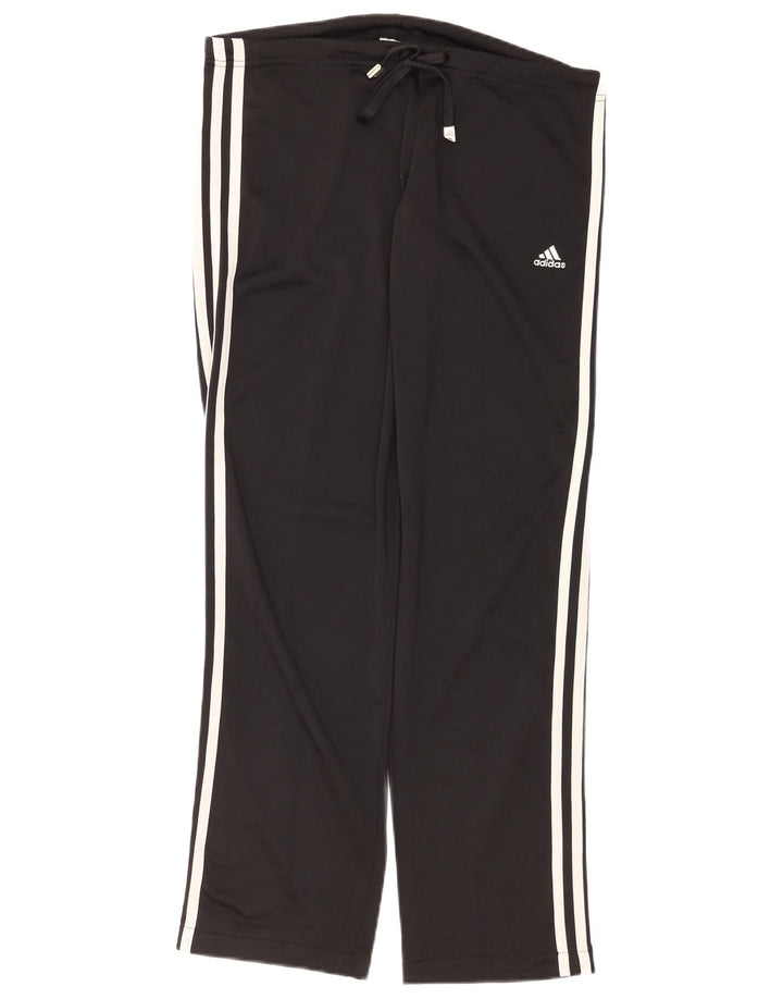 Adidas Pantalon de survêtement pour homme UK 36/38 Petit Noir Polyester
