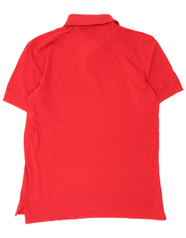 Tommy Hilfiger Polo Regular Fit Homme Coton Rouge Large