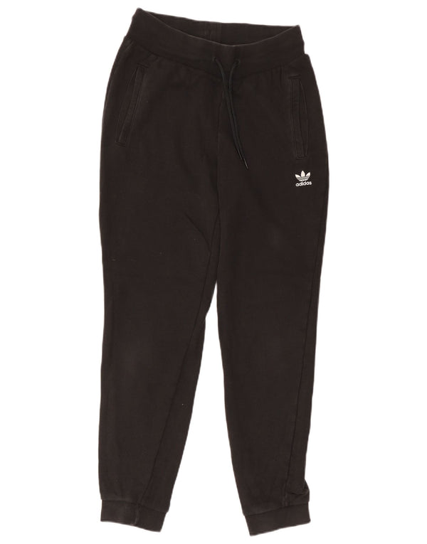 Adidas Pantalon de survêtement pour femme Joggers UK 10 Petit coton noir