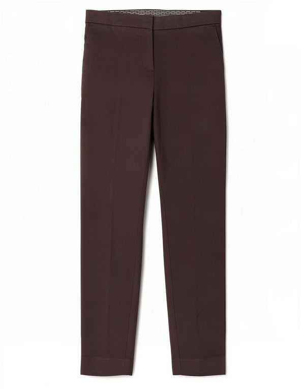 Pantalon Chino Slim Femme Zara Petit W26 L26 Coton Noir