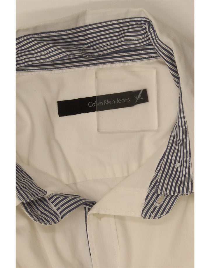 Calvin Klein Jeans Chemise Homme 2XL Blanc