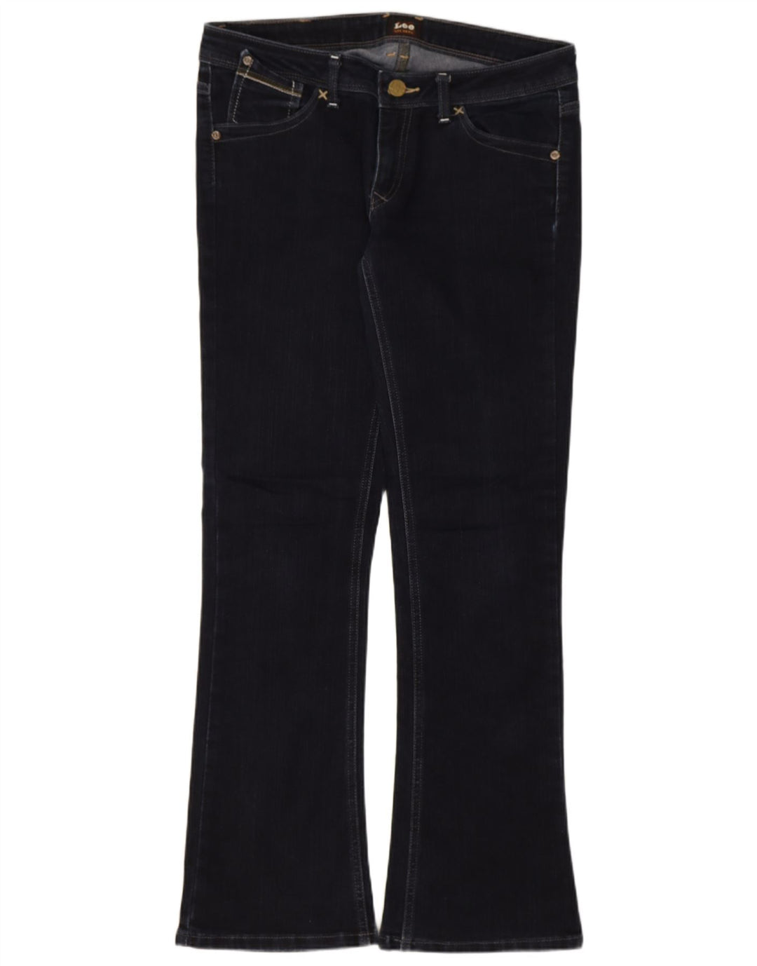 Lee Jean Bootcut Femme W30 L30 Bleu Marine Coton
