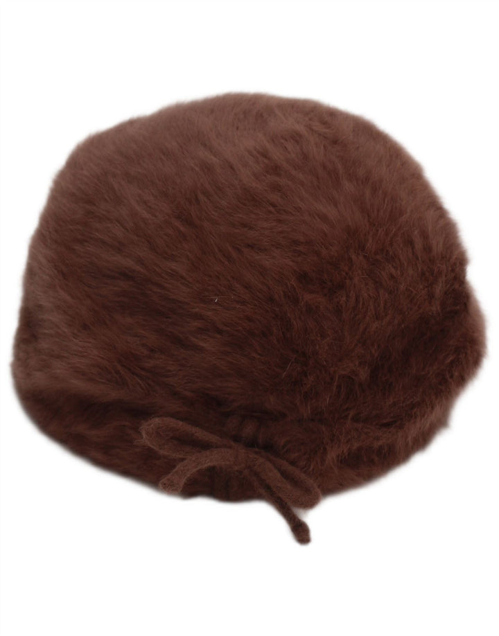 Kangol Bonnet en Fausse Fourrure Femme Marron Moyen