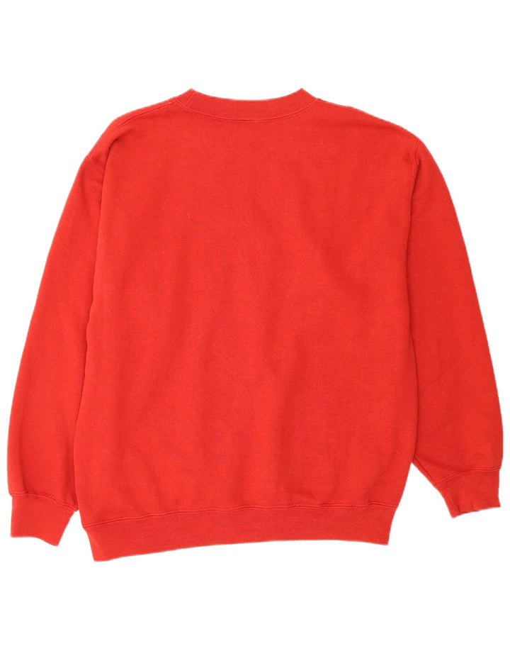 Timberland Sweat-shirt graphique pour hommes, petit coton rouge