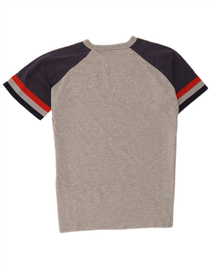Lee Tee-Shirt Graphique Homme Gris Moyen Colourblock