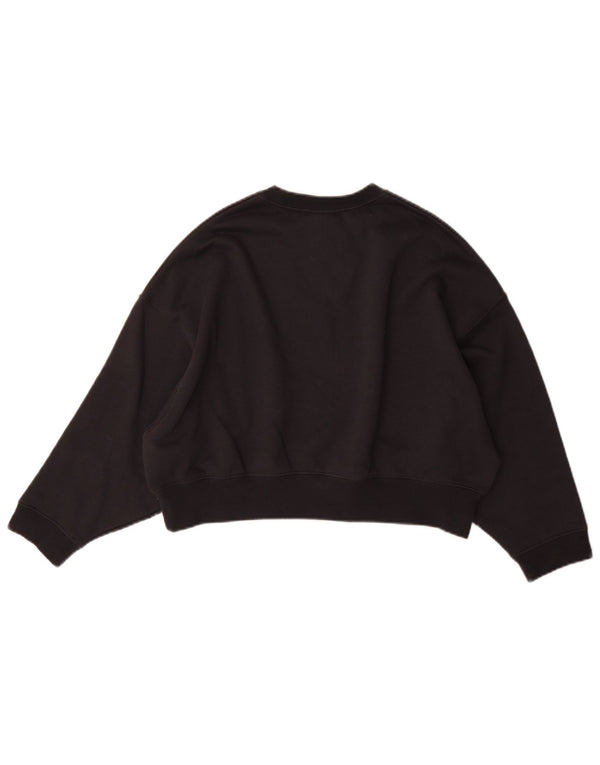 Nike Sweat-shirt surdimensionné à motif graphique pour fille 10-11 ans Noir moyen
