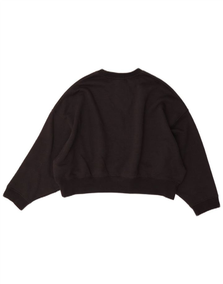 Nike Sweat-shirt surdimensionné à motif graphique pour fille 10-11 ans Noir moyen