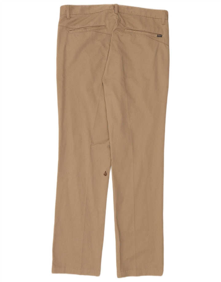 Volcom Pantalon Chino Slim Homme W36 L34 Coton Beige