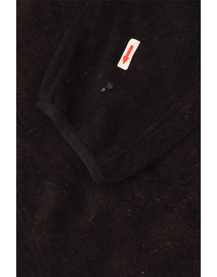 L.L.Bean Veste Polaire Femme UK 16 Grand Noir Colorblock Polyester