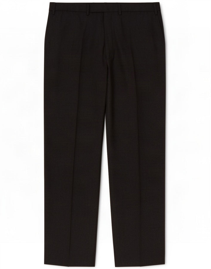 Marks & Spencer Pantalon de costume droit pour homme W40 L31 Gris Polyester