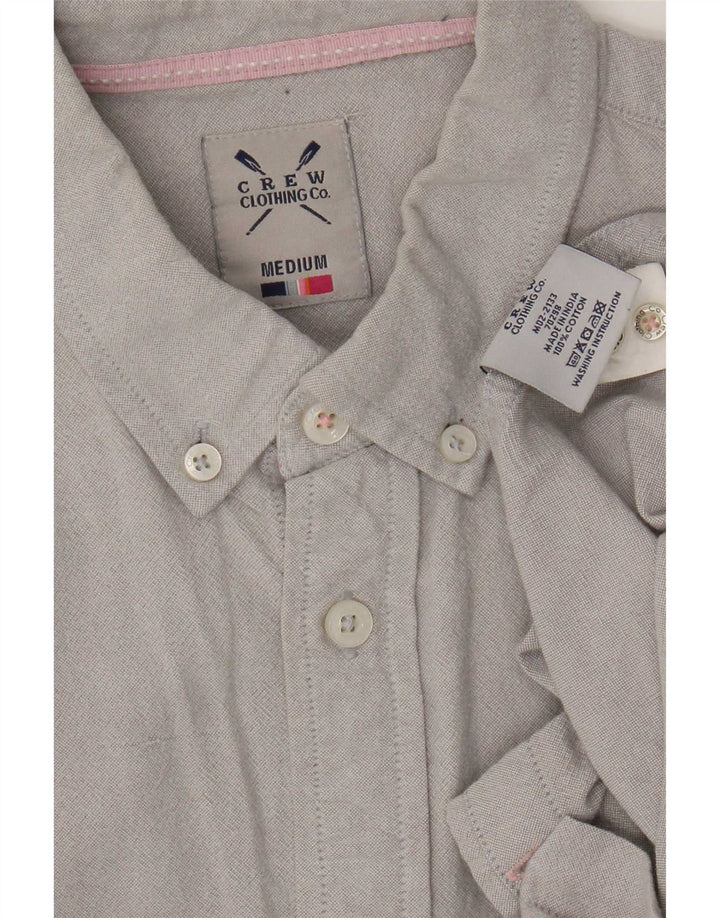 Crew Clothing Chemise Homme Gris Moyen Coton