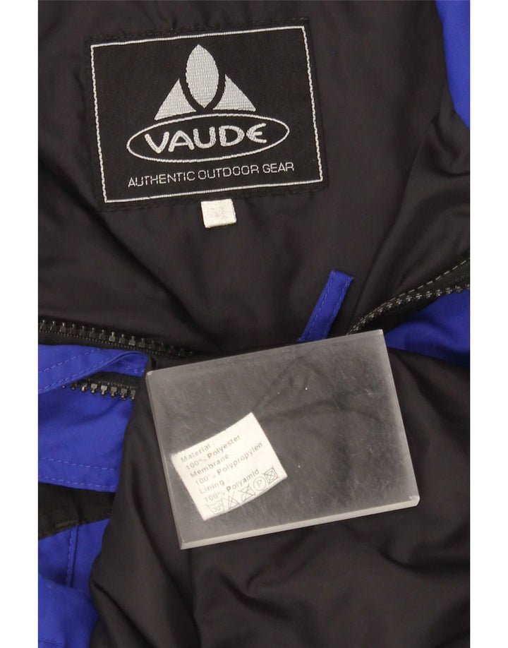 Vaude Veste coupe-vent pour homme UK 38 Bleu moyen Polyester colour block