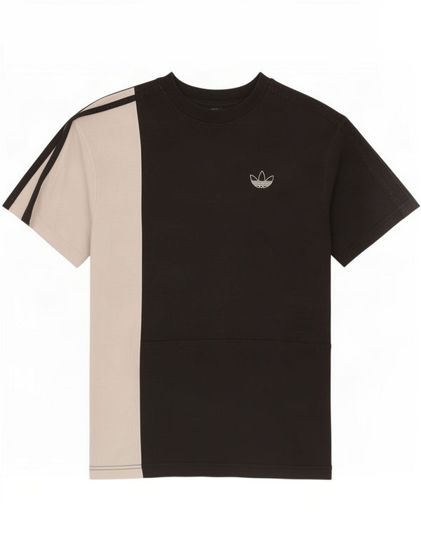 Adidas T-Shirt Homme Top XS Noir Colourblock Coton