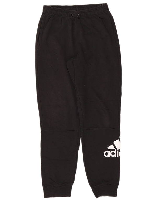 Adidas Pantalon de survêtement graphique pour homme en coton noir Taille S