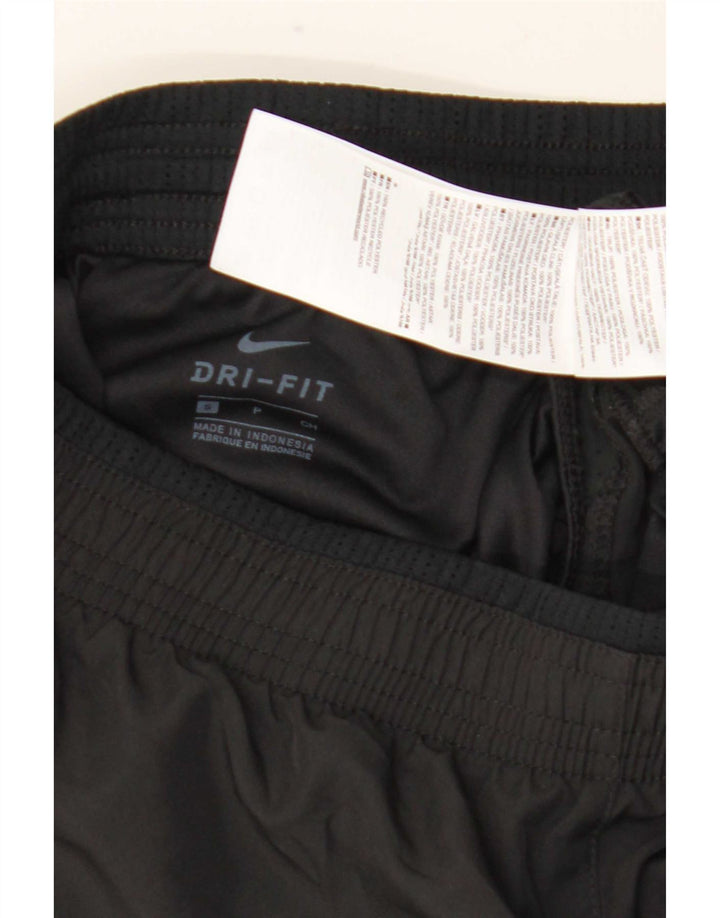 Nike Short de sport Dri Fit pour femme UK 8 Small Noir Polyester