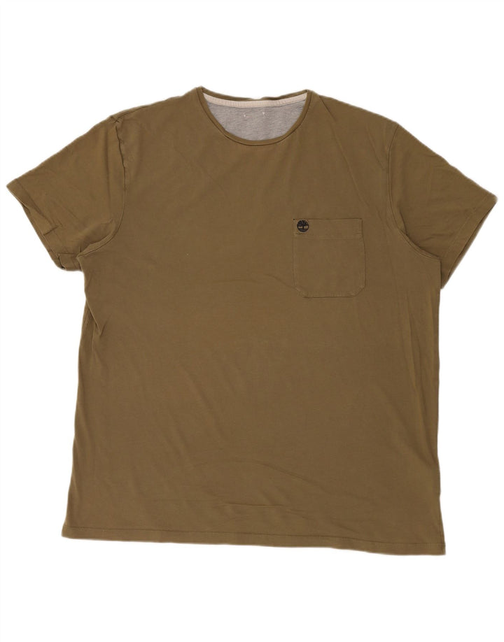 Timberland T-Shirt Homme Top XL Kaki