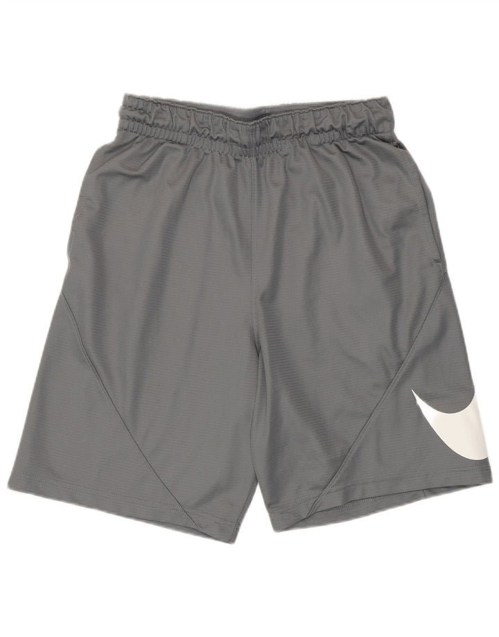 Short de sport Nike Dri Fit Graphic pour homme, gris moyen, en polyester