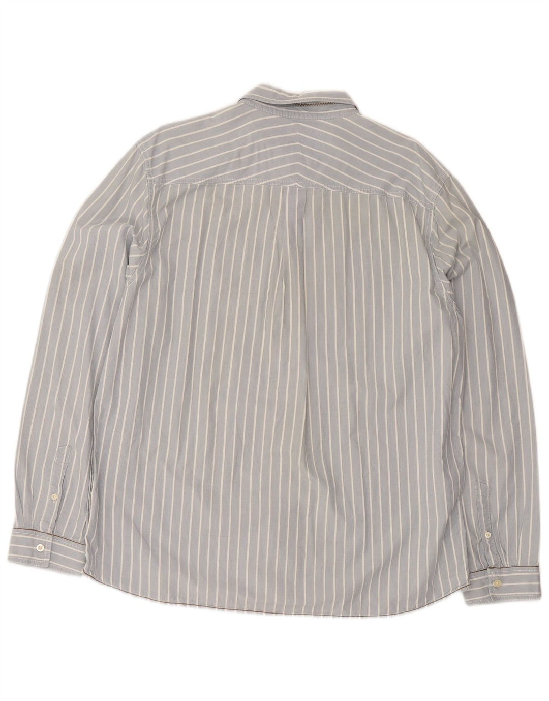 Chemise coupe classique White Stuff pour hommes 2XL en coton à fines rayures bleues