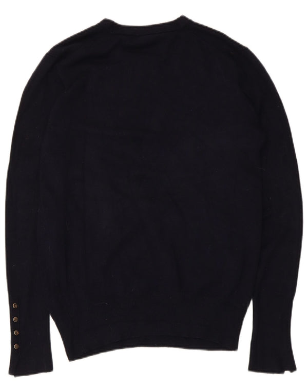 Zara Pull ras du cou pour femme UK 18 XL Bleu marine