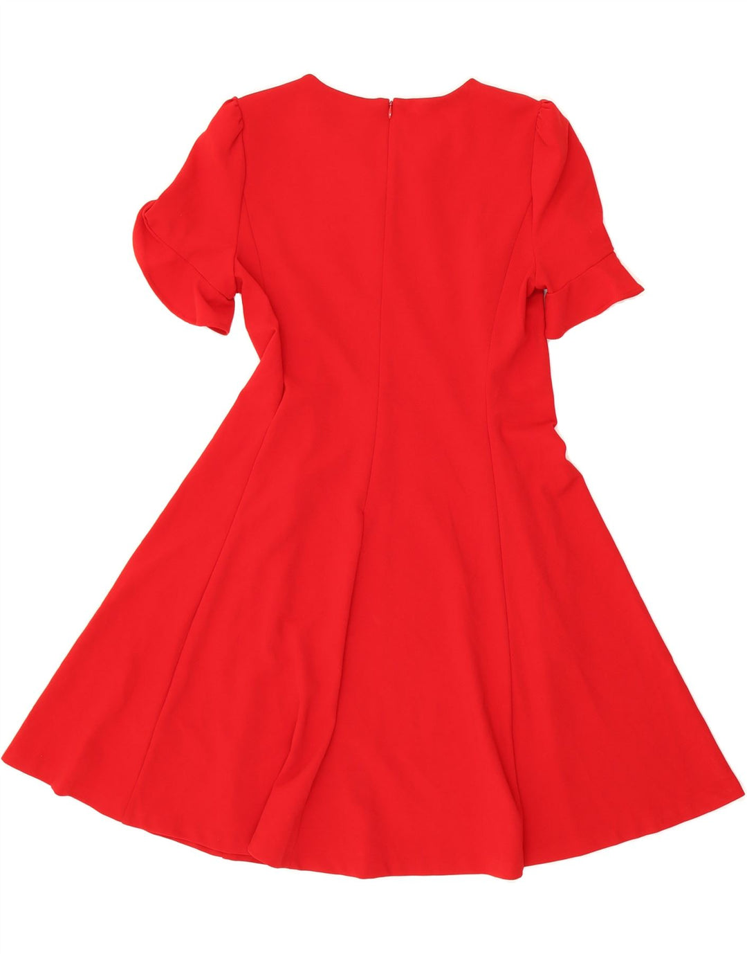 DKNY Womens A-Line Dress US 10 Large Red Polyester Vintage Dkny and Second-Hand Dkny from Messina Hembry 
