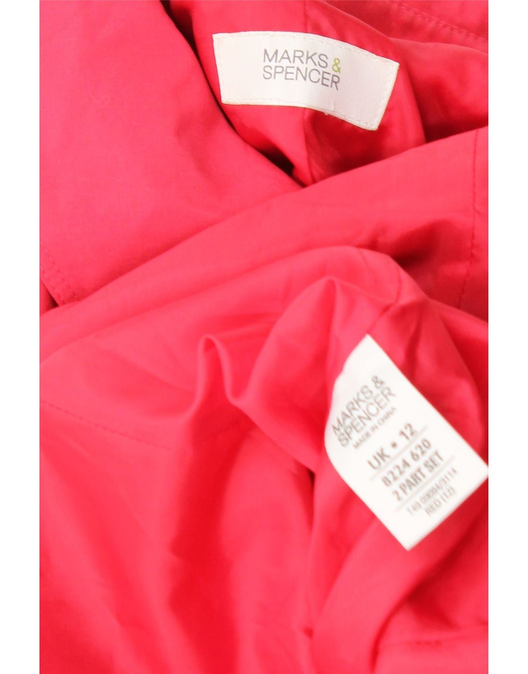 Marks & Spencer Trench-Coat Femme UK 12 Polyester Rose Moyen