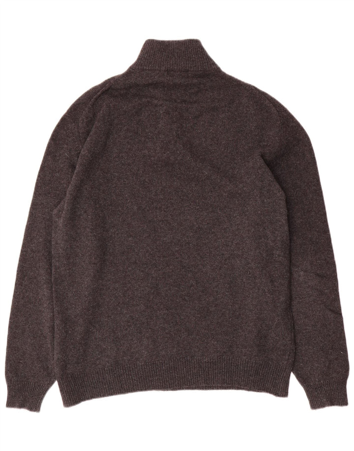 Fila Pull Col Zippé Homme Gris Moyen Laine