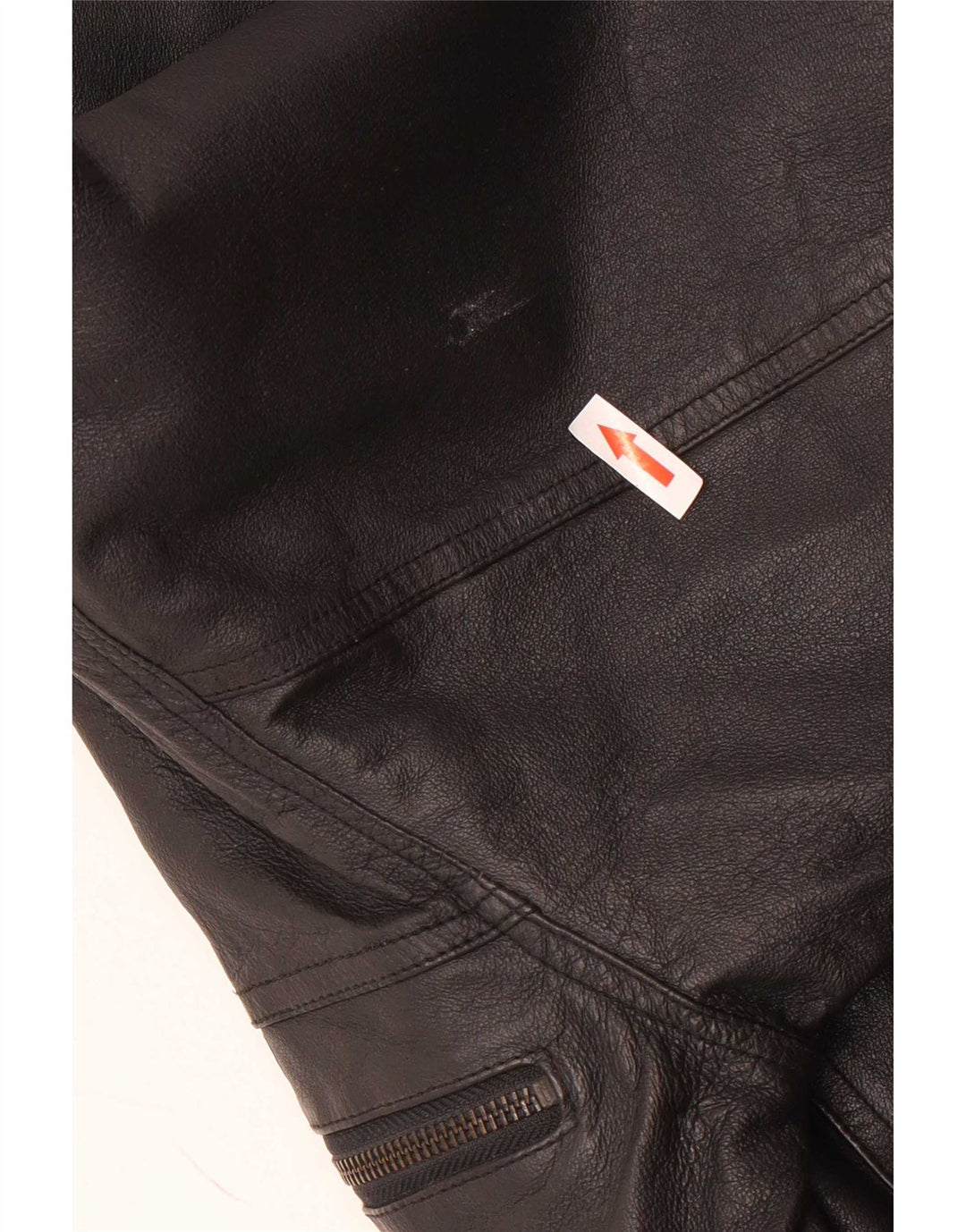 C&A Veste en cuir bomber pour homme EU 48 Noir moyen