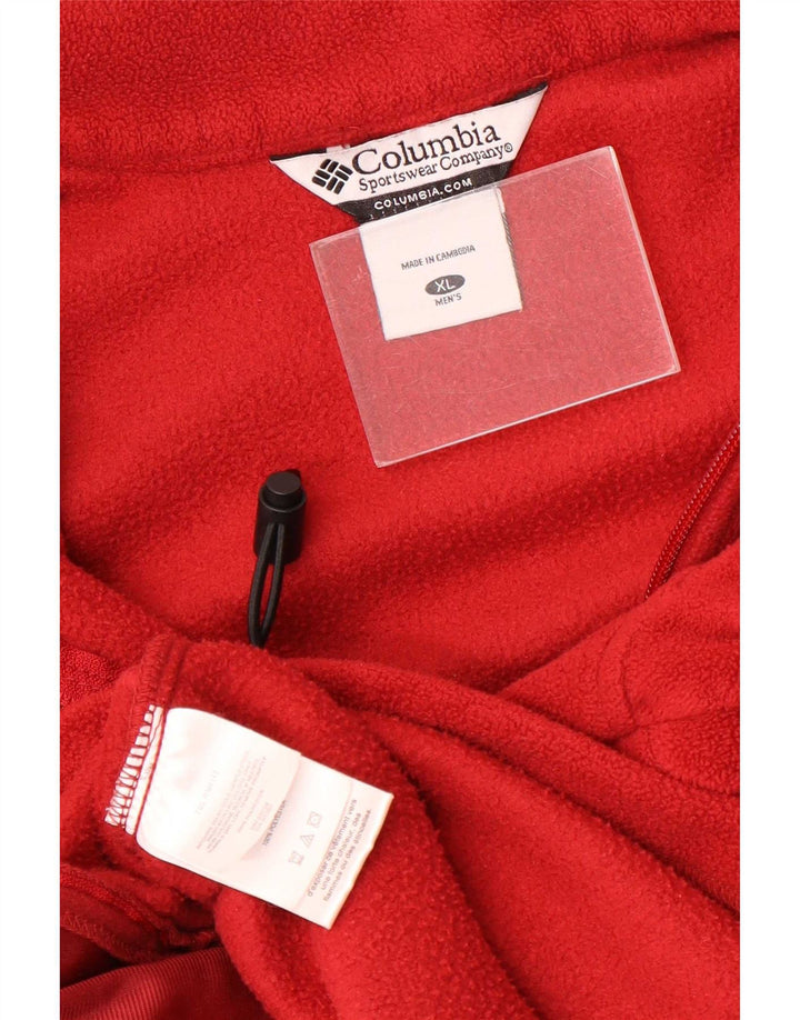 Columbia Veste Polaire Homme UK 42 XL Rouge Polyester