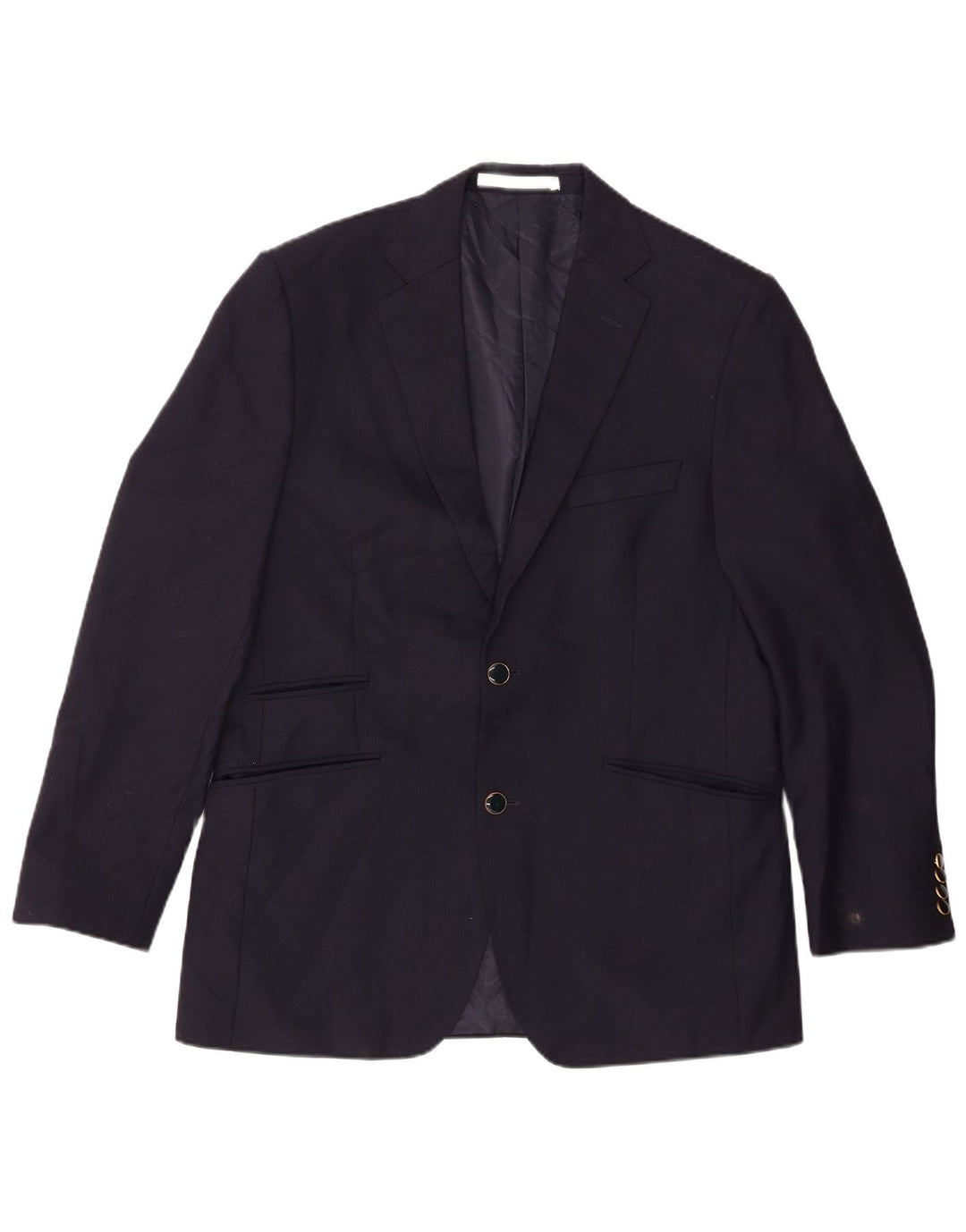 Marks & Spencer Veste blazer à 2 boutons pour homme UK 40 en laine bleu marine moyen