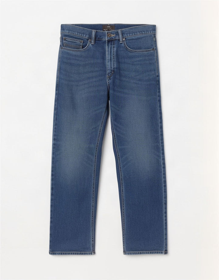 Marks & Spencer Jean droit homme W32 L29 bleu coton