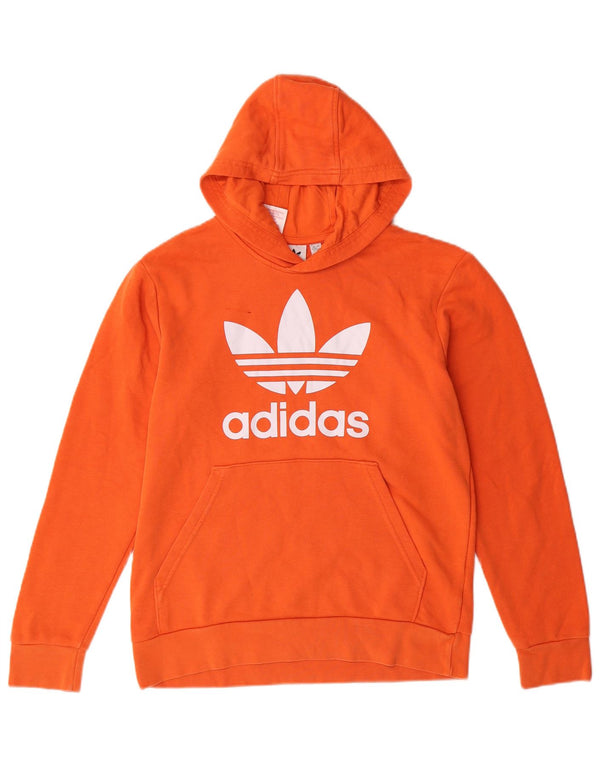ADIDAS Pull à capuche graphique pour garçon 12-13 ans Orange Coton