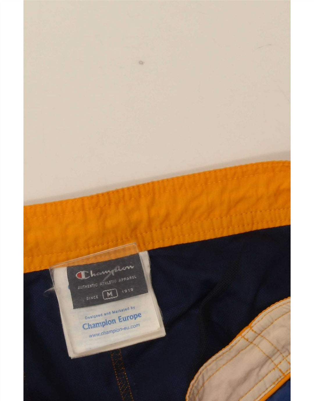 Champion Short de Bain Homme Bleu Marine Moyen Colourblock Polyamide