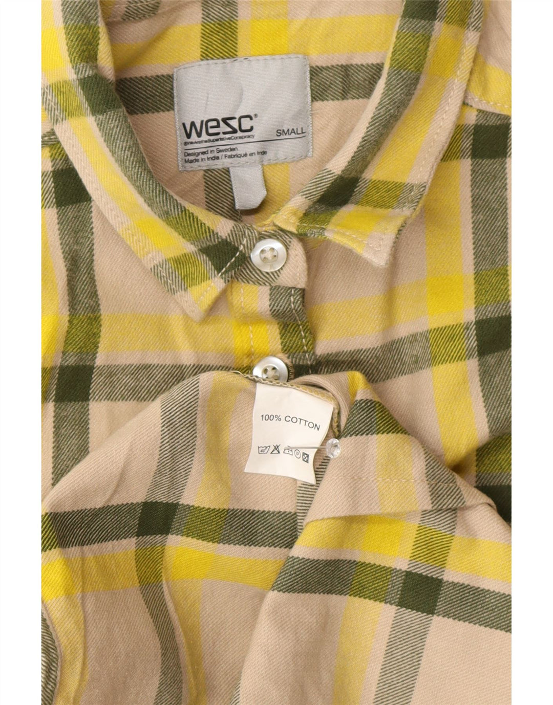 Wezc Chemise en flanelle pour femme UK 10 Petit coton à carreaux multicolore