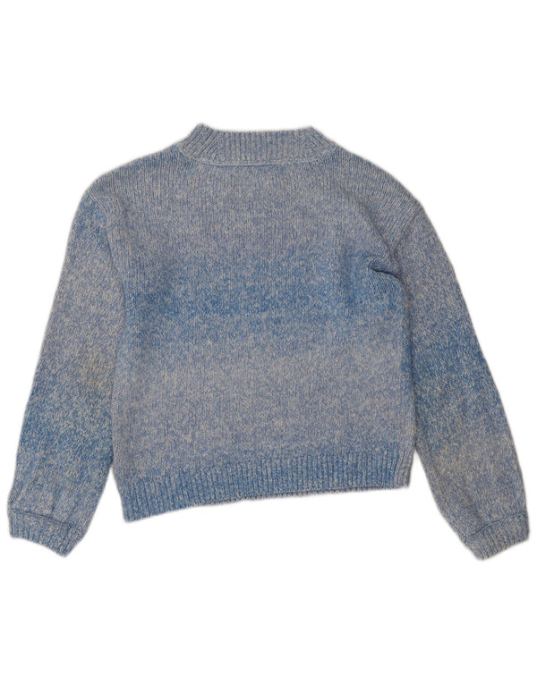 Crew Clothing Pull col roulé pour femme UK 10 Petit Bleu