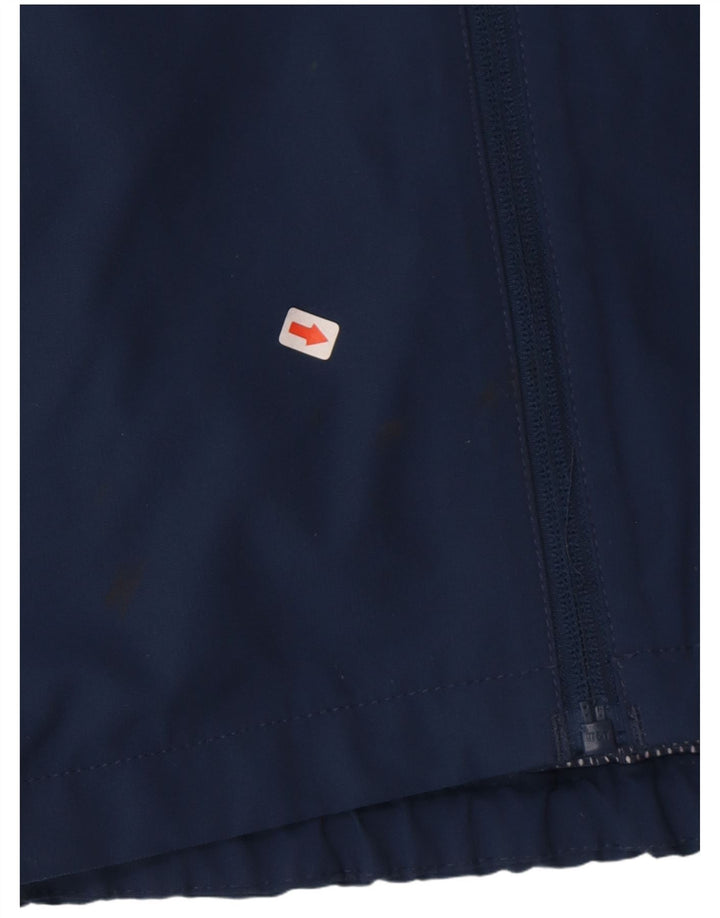 Jack Wolfskin Veste de Pluie à Capuche Garçon 13-14 ans Bleu Marine Polyester