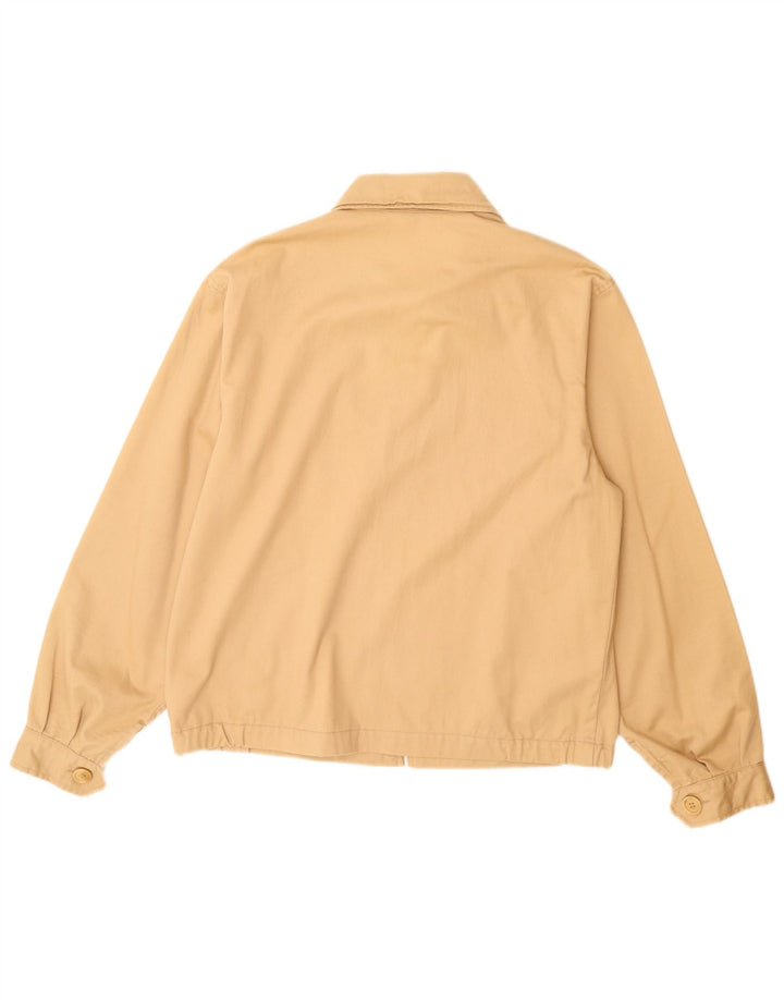 Benetton Veste Bomber Homme UK 38 Coton Beige Moyen
