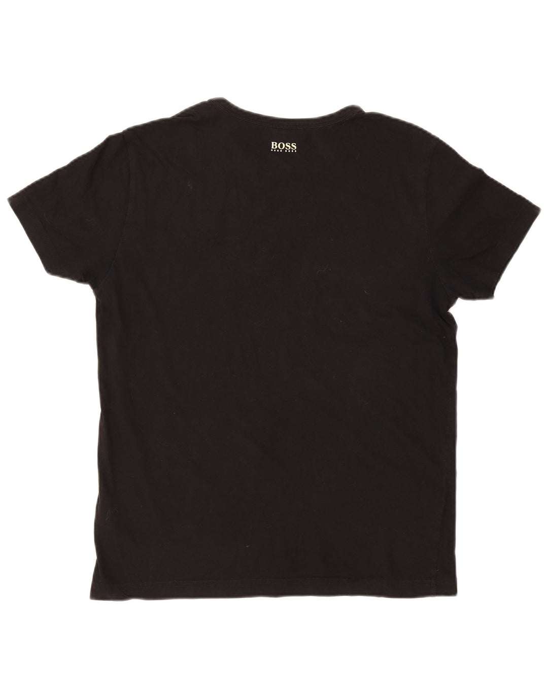 Hugo Boss T-shirt graphique en coton noir moyen |