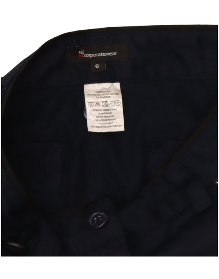 Marks & Spencer Bermuda Femme UK 6 XS W26 Bleu Marine Polyester
