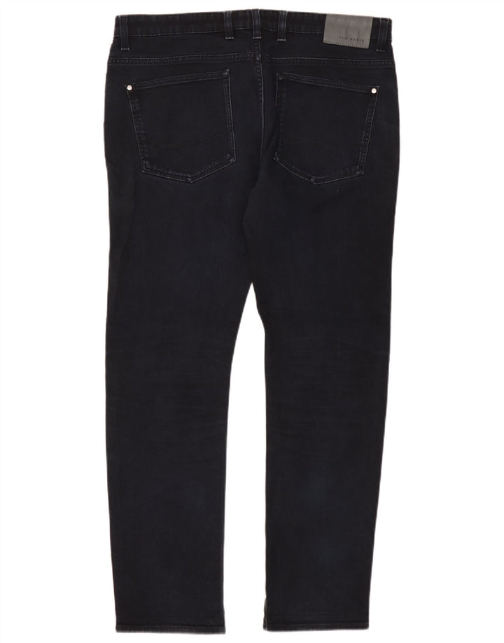 Ted Baker Jean Slim Homme W36 L32 Bleu Marine Coton