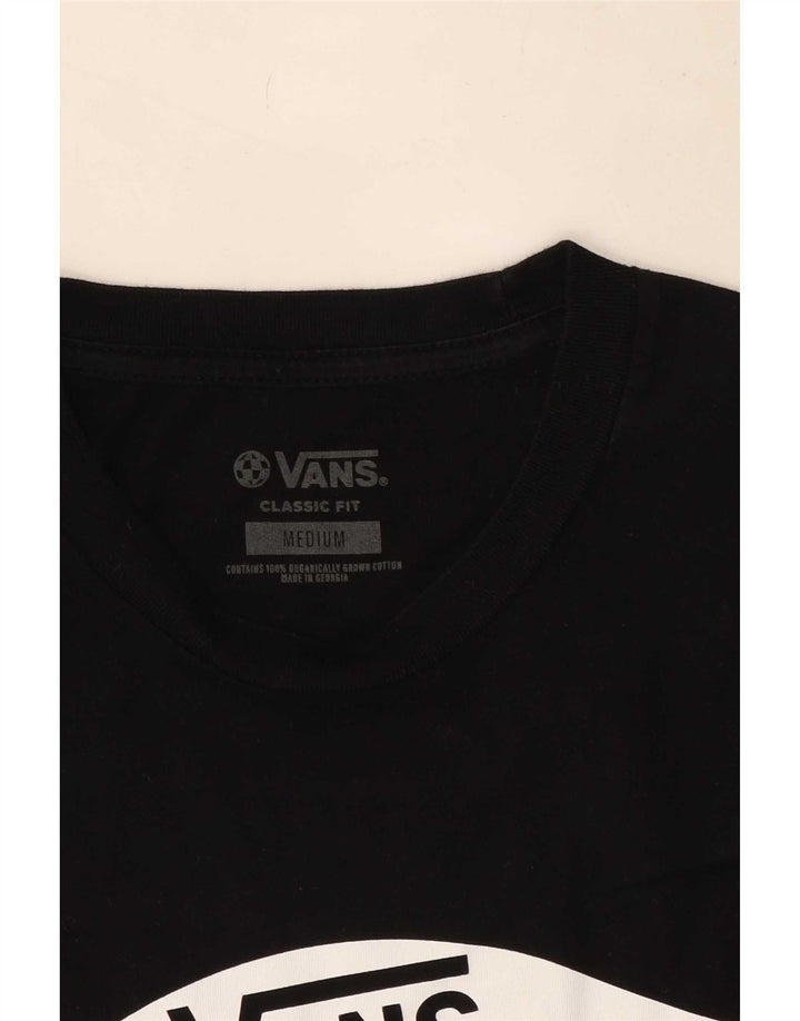 Vans T-shirt graphique coupe classique pour homme en coton noir moyen