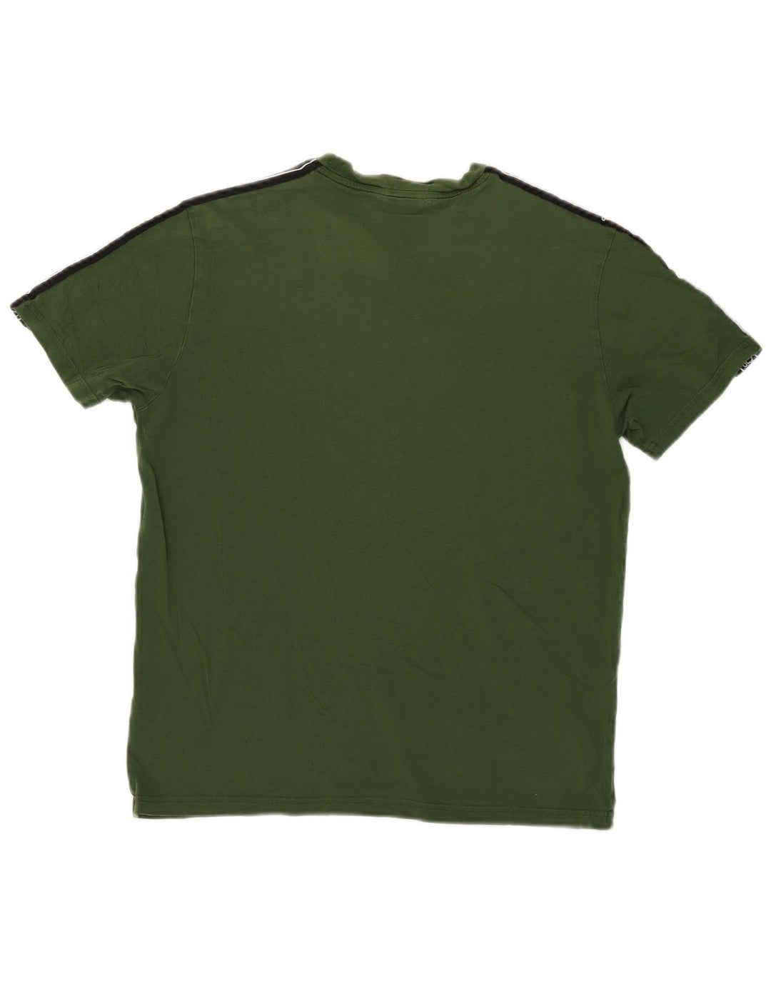 Champion T-Shirt Graphique Homme Vert Moyen Colourblock